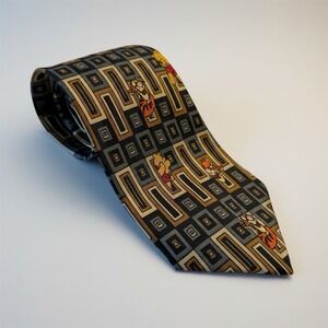 Vintage Disney Pooh Tigger Tie Men's Novelty Geometric Classic Retro